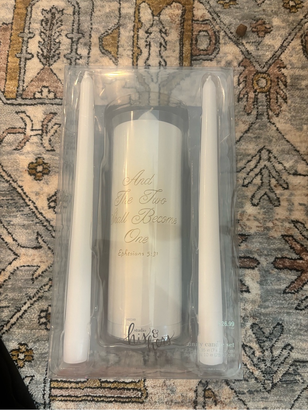 Studio His & Hers Unity Candle set New Wedding Bride And Groom